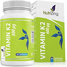 High Strength 600mcg Vitamin K2 - All trans from Natto - 100% Vegan