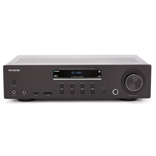 Aiwa AMU-120BT 120W RMS All-in-one Stereo Amplifier - Black On OnBuy