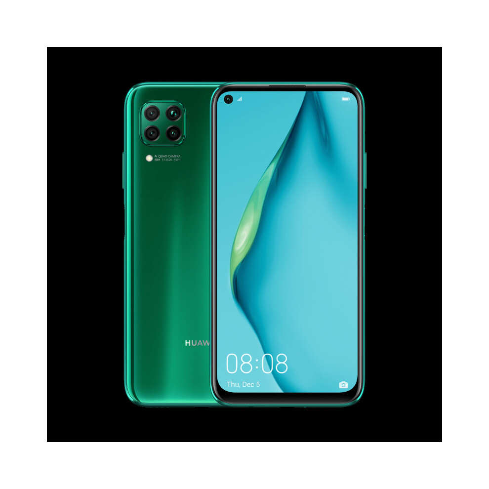 Huawei P40 Lite 8+128Gb Dual Sim Smartphone - 6.4-Inch Kirin 810, 48Mp Quad Camera, 4200Mah, 40W Fast Charge, Nfc Green