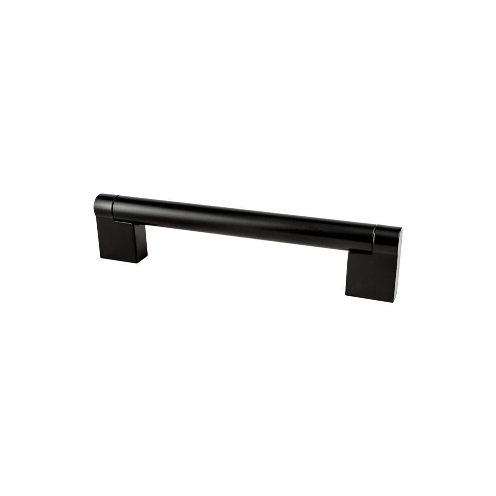 128 Mm Contemporary Advantage Three Cc Matte Black Bar Pull 745704257236