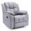 MORE4HOMES (Grey) Brookline Technology Fabric Manual Recliner Chair 2