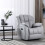 MORE4HOMES (Grey) Brookline Technology Fabric Manual Recliner Chair 7