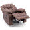 MORE4HOMES (Mocha) Brookline Technology Fabric Manual Recliner Chair 4