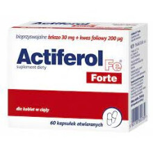 ACTIFEROL Fe Strong iron for pregnant women & children - 60capsules