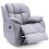 MORE4HOMES (Grey) Brookline Technology Fabric Manual Recliner Chair 3