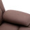 MORE4HOMES (Mocha) Brookline Technology Fabric Manual Recliner Chair 5