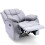 MORE4HOMES (Grey) Brookline Technology Fabric Manual Recliner Chair 4