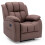 MORE4HOMES (Mocha) Brookline Technology Fabric Manual Recliner Chair 2