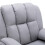 MORE4HOMES (Grey) Brookline Technology Fabric Manual Recliner Chair 5