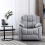 MORE4HOMES (Grey) Brookline Technology Fabric Manual Recliner Chair 6
