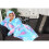 Ladies Oversized Hoodie Tie Dye Blue Snuggle 2