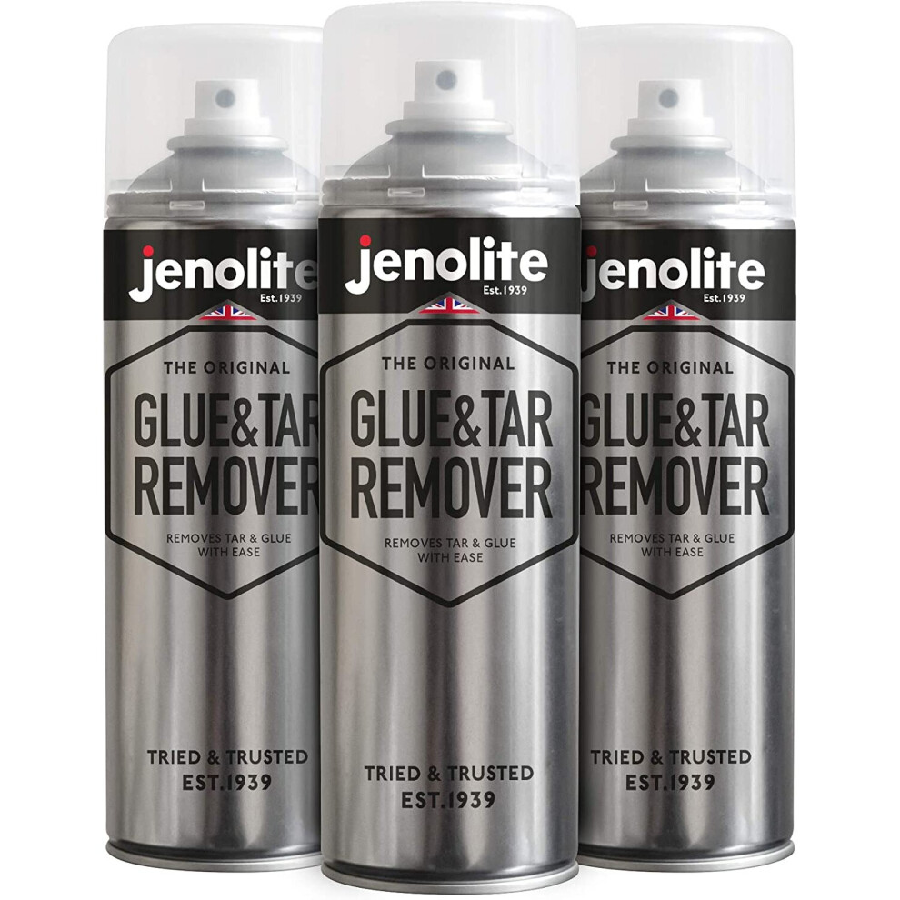 (3) JENOLITE Glue & Tar Remover - Insect & Sap Residue - Aerosol