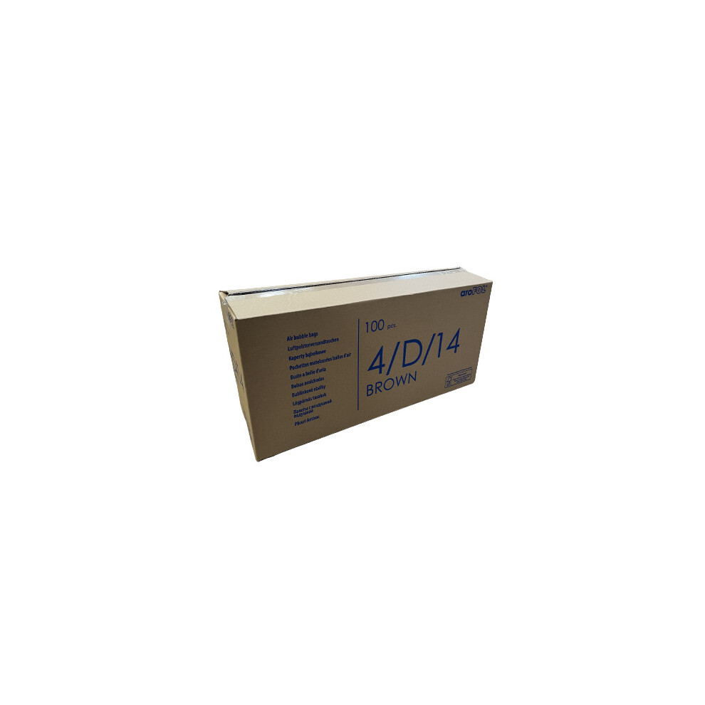 AROFOL Padded Brown Envelopes Size 4 x 100  265 x 180mm