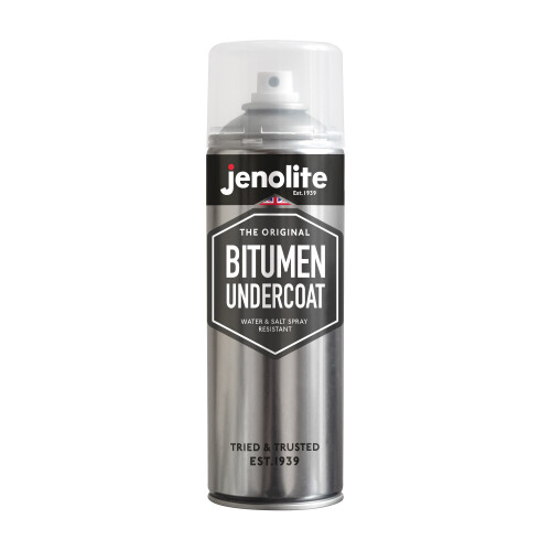 (1) JENOLITE Underbody Seal Bitumen Paint Anti Corrosion Spray Black