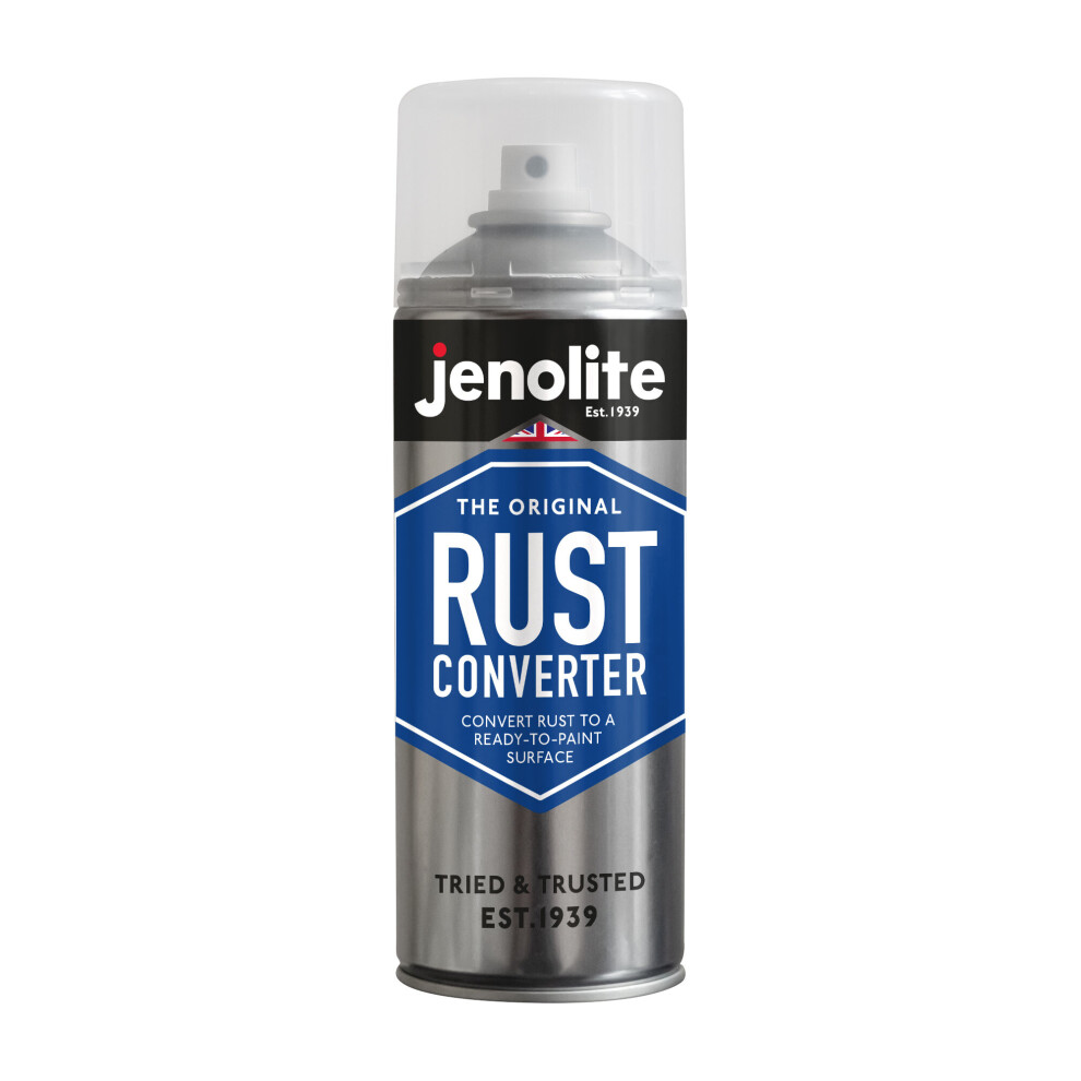 (1) JENOLITE Rust Converter Aerosol | Convert Rust to Ready to Paint Surface | Simply Spray on Rusted Surfaces