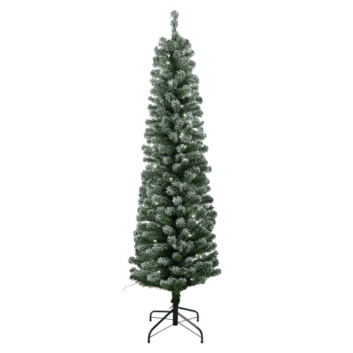 (6ft) AAMEN Artificial Slimline Green Pencil Christmas Tree