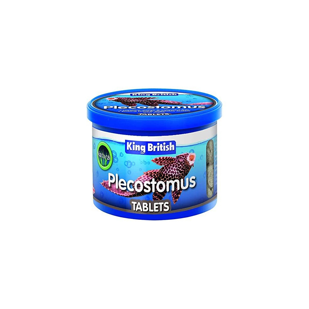 King British Plecostomus Tablets 150g, Clear