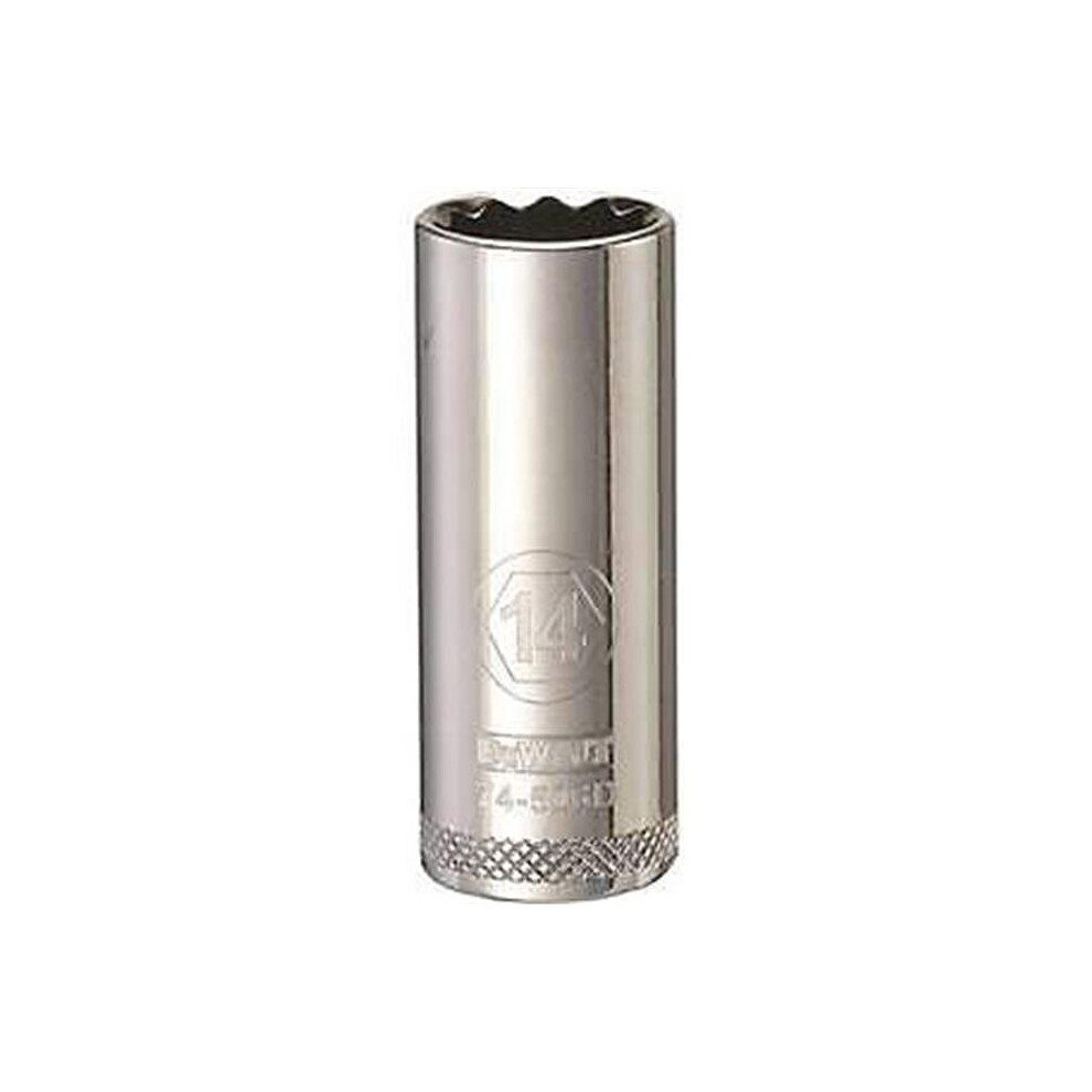 Stanley Tools Dwmt74506osp 0.375 Drive 12 Point Socket, 14 Mm