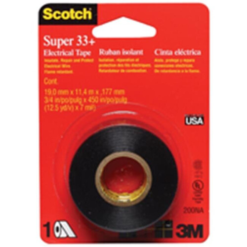 3M 3M 200 Super 33 Plus Electrical Tape .75 x 450 In.