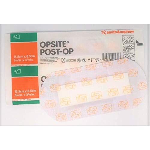 Opsite Dressing Post-Op, 15.5 x 8.5 cm Pack of 10