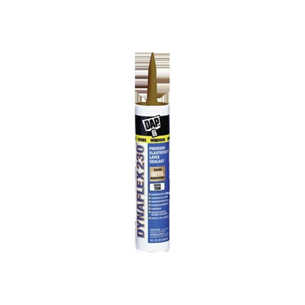 Dap 18412 10.3 Oz. Cedar Tan 230 Dynaflex Elastomeric Latex Sealant 758218896167