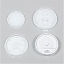 Dart DCC12SL Translucent Lid with Straw Slot - 1000-Case