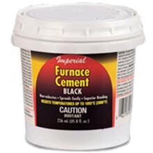 Imperial Manufacturing KK0295-A Furnace Cement Black 16 Oz.