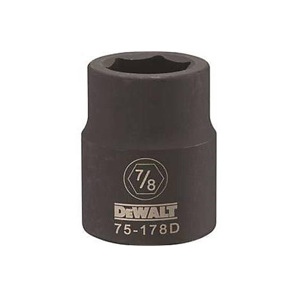 Stanley Tools  DWMT75178OSP Impact 0.75 Drive Socket, 0.875 in.