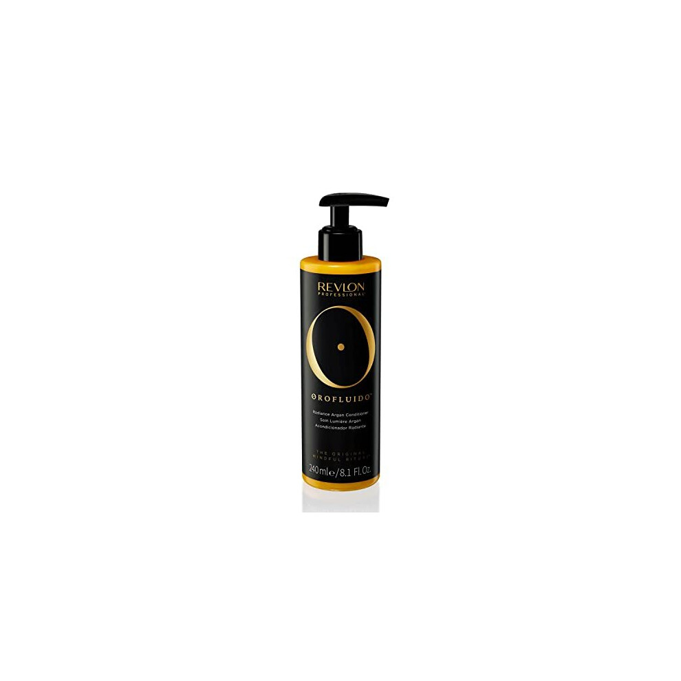 Revlon Professional OROFLUIDO RADIANCE ARGAN CONDITIONER, Smoothing Hair Conditioner With Argan Oil – 240 ml