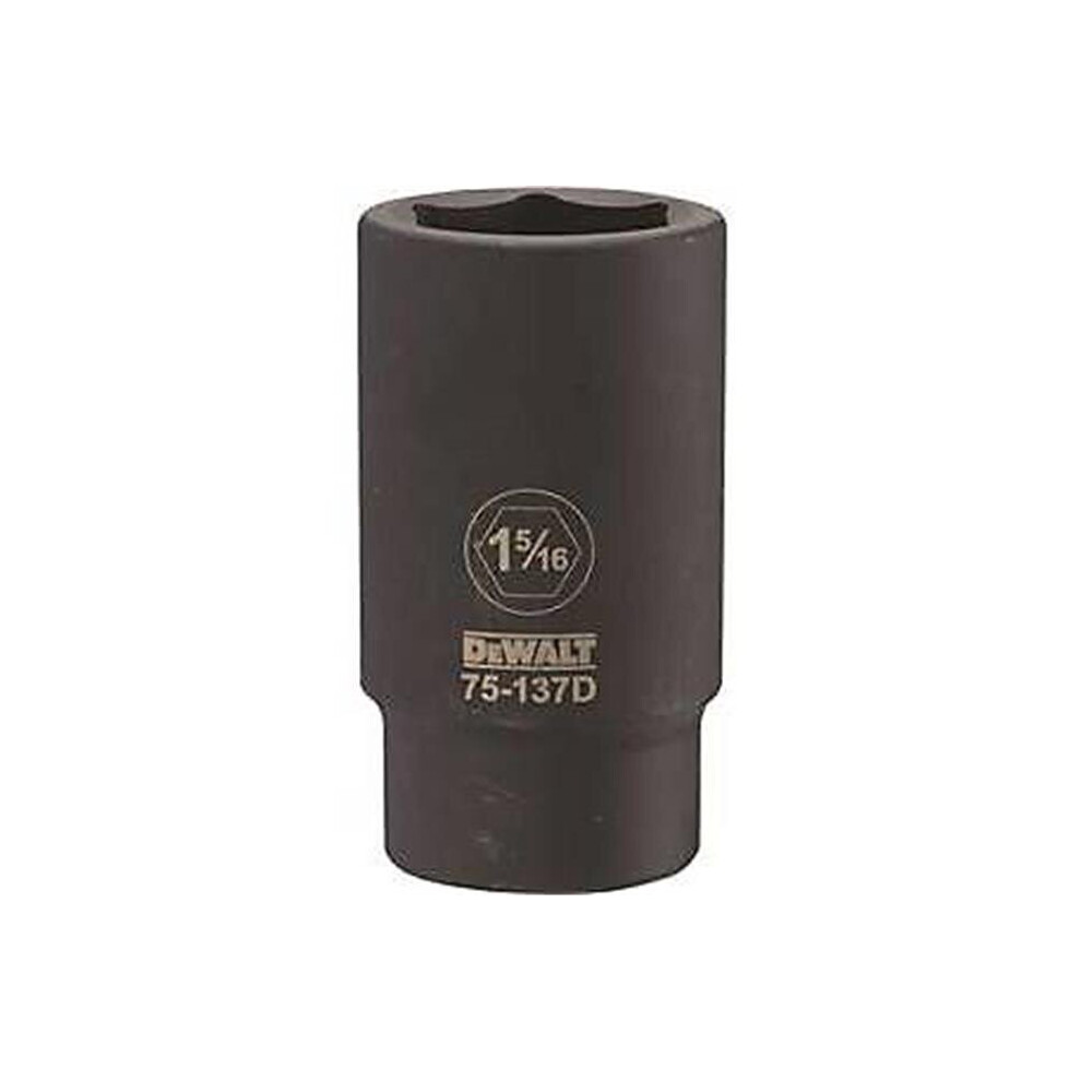 Stanley Tools  DWMT75137OSP Impact 0.75 Drive Socket, 1.312