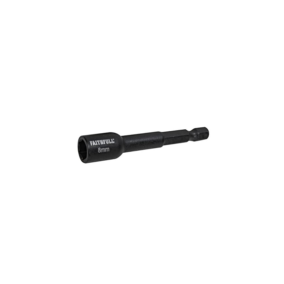 Faithfull FAISBMNUT8I Magnetic Impact Nut Driver 8mm x 1/4in Hex | - Image 7