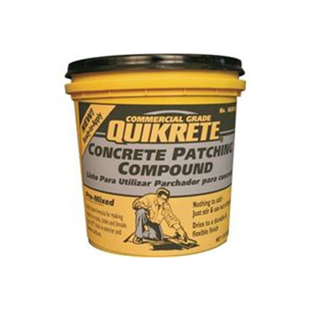 Quikrete 0075531 Concrete Patching Compound, 4 Lbs - Pail - Paste 758218681848