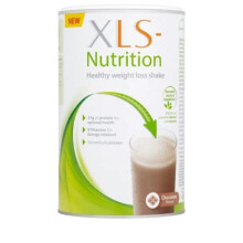 XLS Nutrition Weight Loss Shake, Meal Replacement Weight Control Diet Supplement, 400g, 10 Servings per Tub, Chocolate Flavour (400ml, 1)