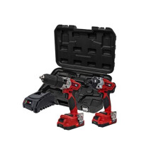 Olympia Tools X20S Twin Pack 2 x 2Ah, Black and Red