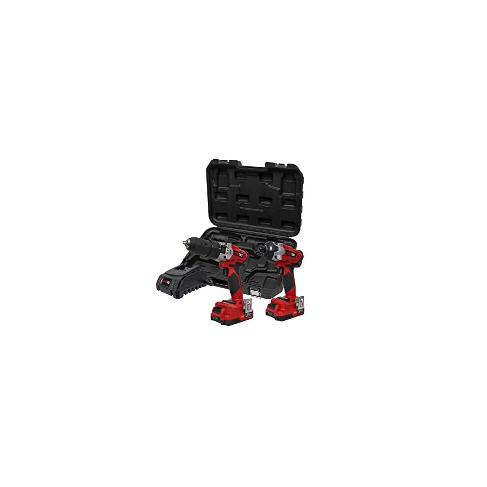 Olympia Tools X20S Twin Pack 2 x 2Ah, Black and Red