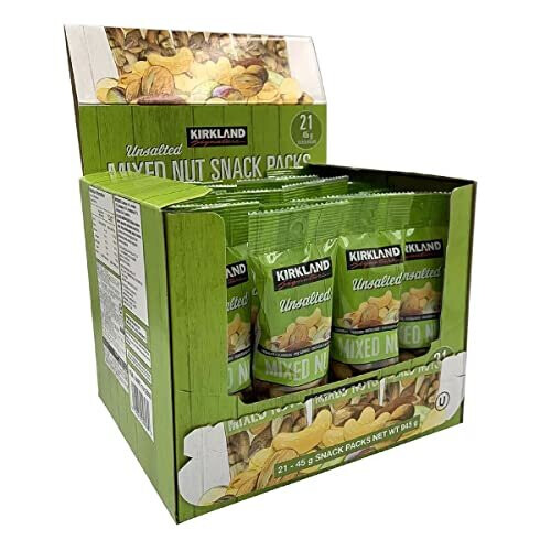 Kirkland Signature Kirkland Unsalted Mixed Nuts 1 Box (21packs - 45g) 2