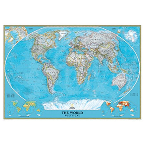 National Geographic World Mural Map