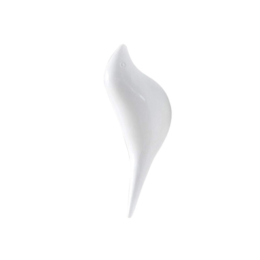 (White) Bird Wall Hook Wall Mounted Resin Coat Hanger For Home Wall Decoration 768619198494