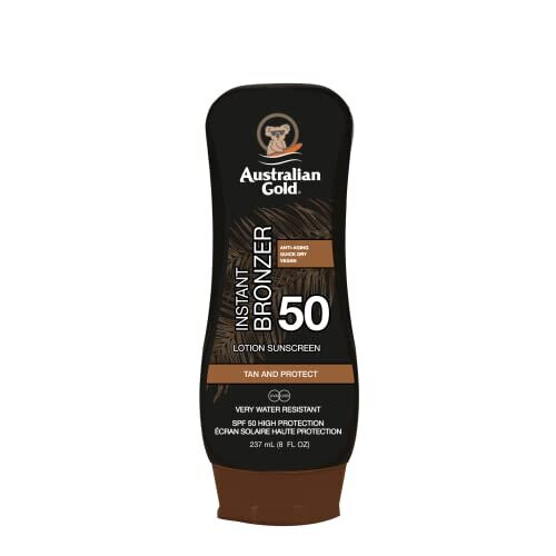 Australian Gold Australian Gold SPF 50 Lotion Sunscreen with instant bronzer 237 ml 1