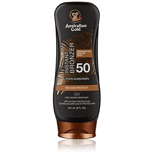 Australian Gold Australian Gold SPF 50 Lotion Sunscreen with instant bronzer 237 ml