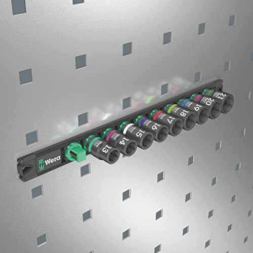 Wera Wera 05005490001 C Impaktor 1 Socket Spanner Insert Set 1/2 Inch Drive 9 Pieces, Black 2
