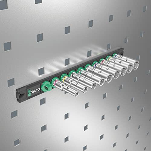 Wera Wera 05005440001 B Deep 1 Socket Spanner Insert Set 3/8 Inch Drive 9 Pieces, Black 2