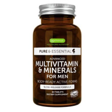 Multivitamin & Minerals for Men, Enhanced with Lycopene, Zinc, Methylated B-Vitamins & Vitamin D3, Energy & Heart Health, 60 Vegan Tablets by Igennus