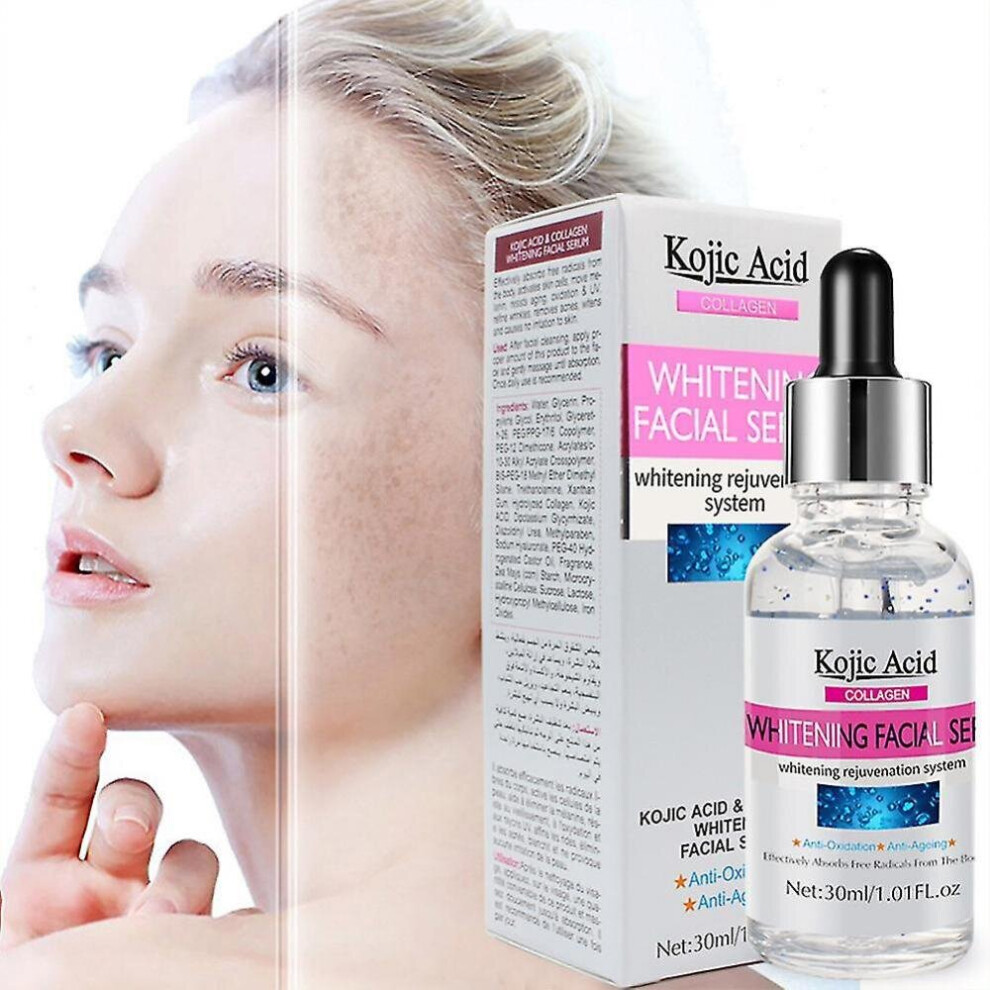 30ml Kojic Acid Facial Serum Anti-aging Natural Skin Care Serum Nourish Moisturize Dry Skin Brighten Dull Skin