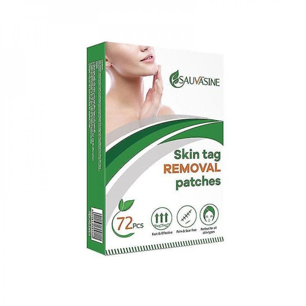 72pcs/box Skin Tag Removal Patches Warts Remover Patch Skin Tags Pimple Treatments Hydrocolloid Gel Foot Corn Plaster Invisible