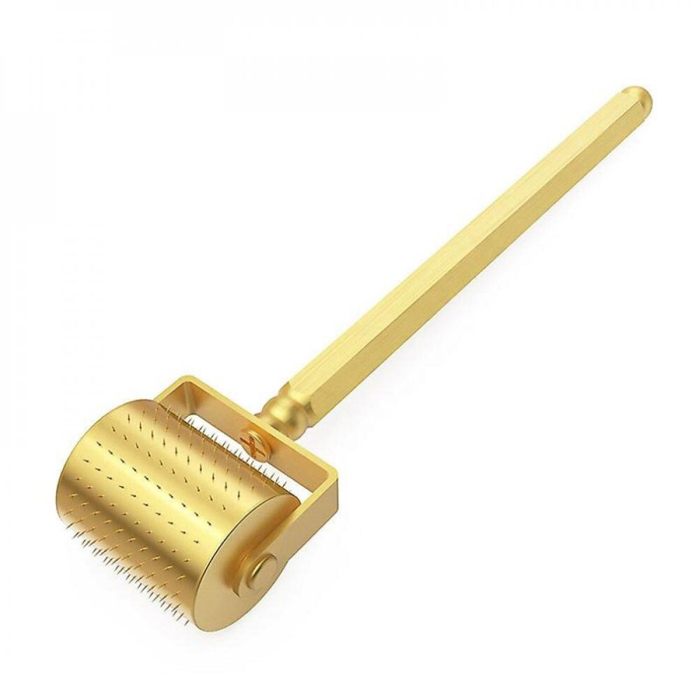 Luxury Gold Micro-needle Roller Drs250 Titanium Needles Derma Rolling Dermaroller Device 24k Plated Gold Roller