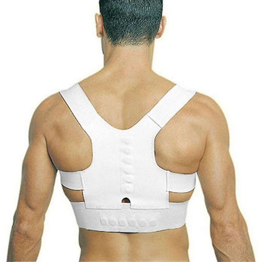Waist Unisex Adjustable Magnetic Posture Support Corrector Back Pain Feel Young Belt