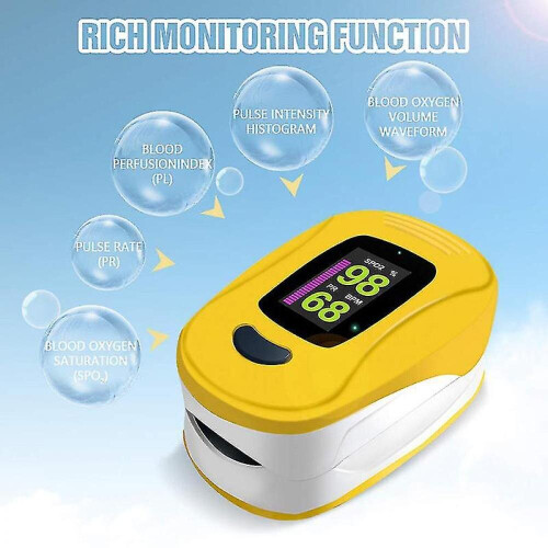 Fingertip Pulse Oximeter Oxygen Saturation Meter Digital Readings 1