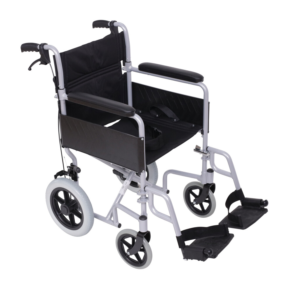 Angel Mobility Lightweight Aluminum Folding Transit Travel Wheelchair