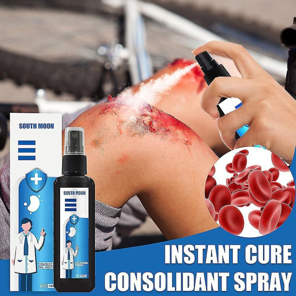 Instant Cure Consolidant Spray Antimicrobial Wound Therapy Pain Relief And Protection